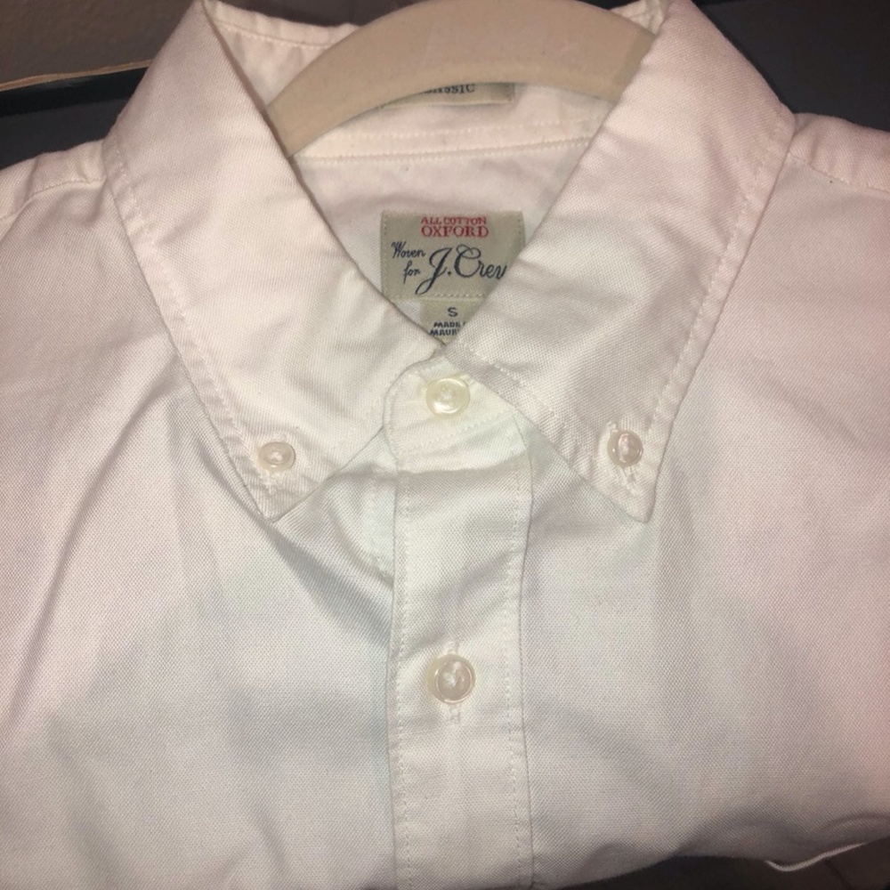JCREW white oxford shirt